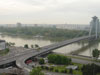 Вид на Новый мост через Дунай с Братиславского Града