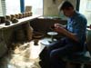 В гончарном цехе керамической фабрики в Модре