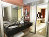 Ванная комната апартаментов Делюкс отеля Danubius Health SPA Resort Aqua**** на термальном курорте Хевиз