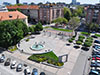 Вид с террасы апартаментов Президент отеля Apollo**** в Братиславе