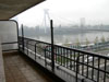Вид на мост СНП и Дунай с балкона двухместного номера Junior Suit отеля Devin 4**** в Братиславе