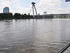 Вид на Дунай из окон номеров ботеля Gracia*** в Братиславе