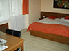 Спальная зона в двухместном номере пансиона Gremium*** в Братиславе