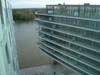 Вид из окна малых апартаментов отеля Kempinski River Park 5***** в Братиславе