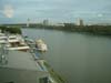 Вид с открытой террасы больших апартаментов отеля Kempinski River Park 5***** в Братиславе
