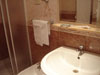 Ванная комната двухместного номера отеля Bled*** в Риме