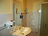 Ванная комната в номерах Comfort отеля Palladio*** на лечебном курорте Марианские Лазни